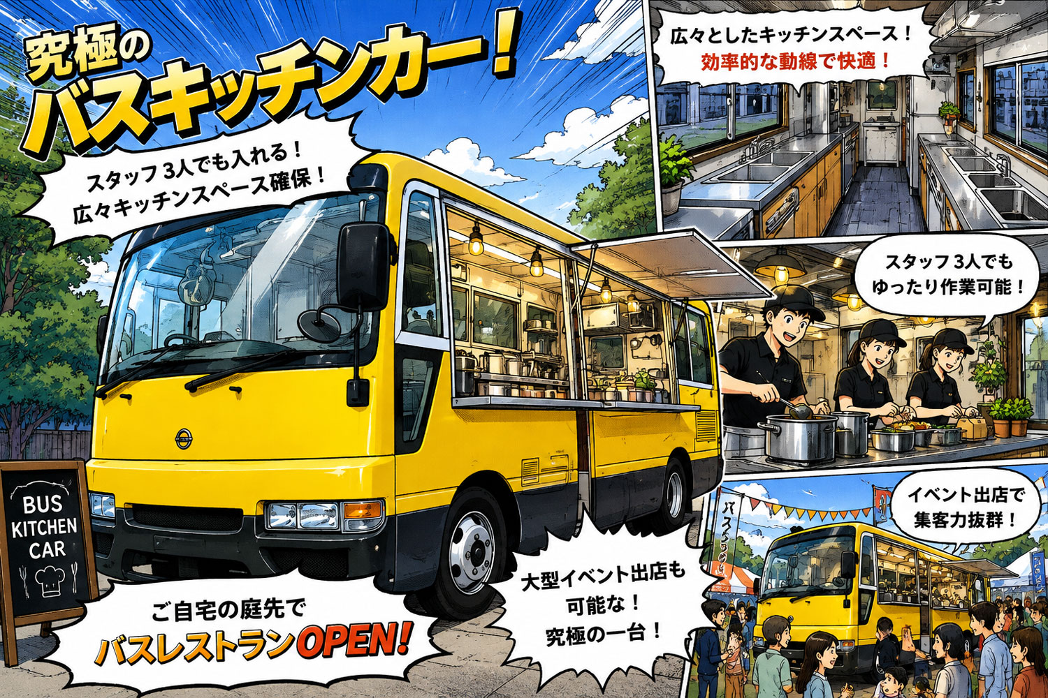 バスキッチンカー・レストランカー バスキッチンカー・レストランカー